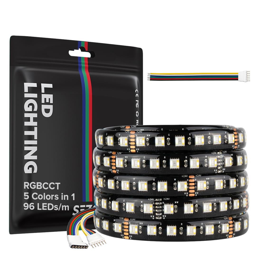 Sezo Striscia LED 5050 RGBCCT 5M 24V IP65