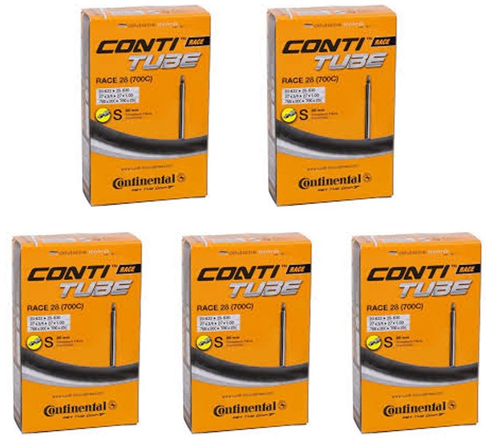 Continental 700 X 20-25c Camere d'Aria Bici (5 Pezzi)