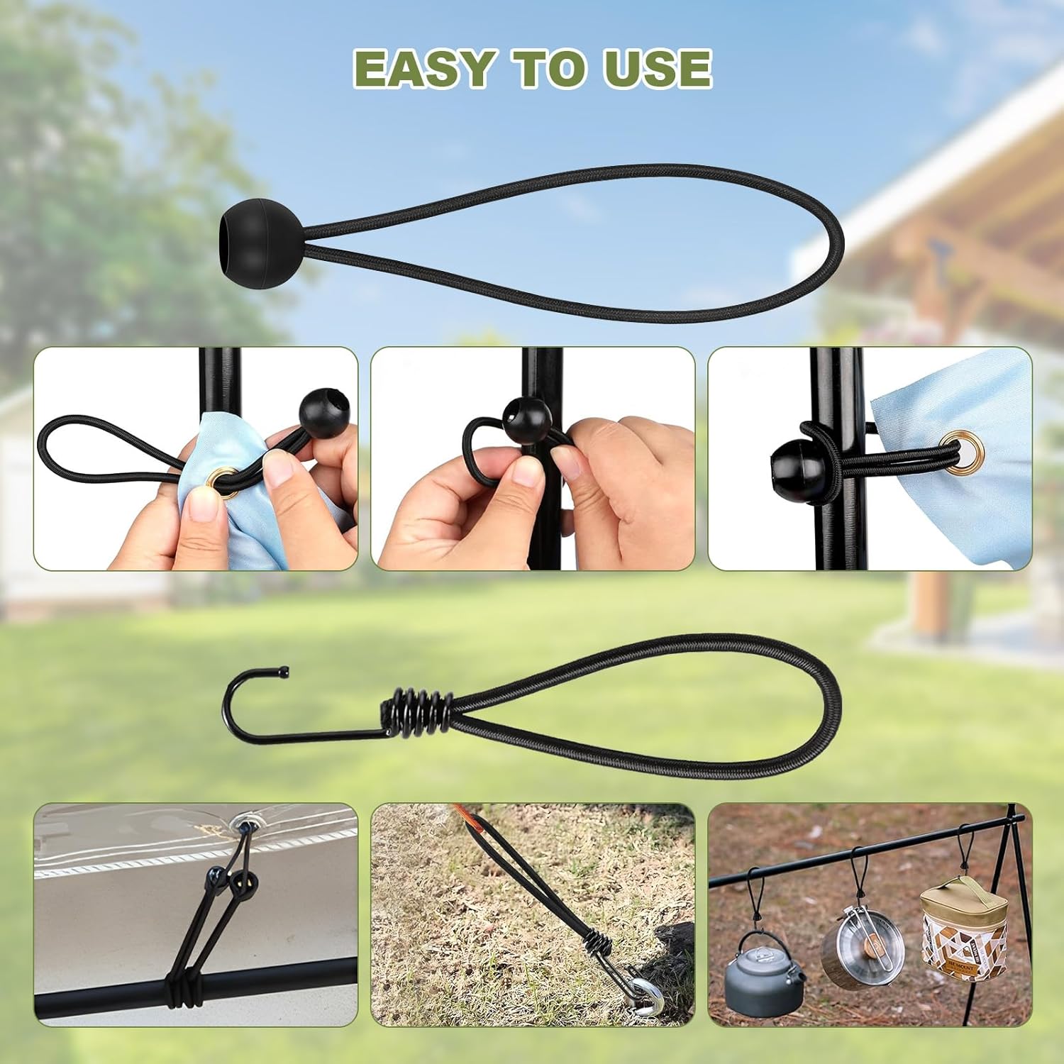 Telone Trasparente con Occhielli 2x4m, PVC 420 g/m² - immagine 2