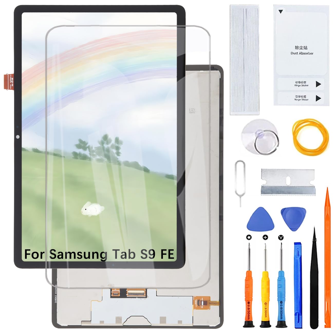 Schermo di ricambio per schermo LCD Samsung Tab S9 FE 10,9 pollici X510 X516B