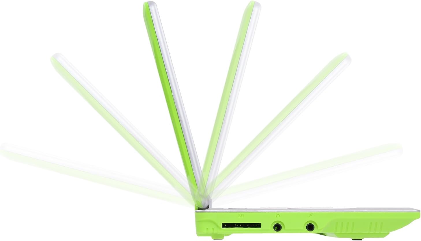 Bigmachine Mini Netbook 7 Pollici Android 12, Verde - immagine 2