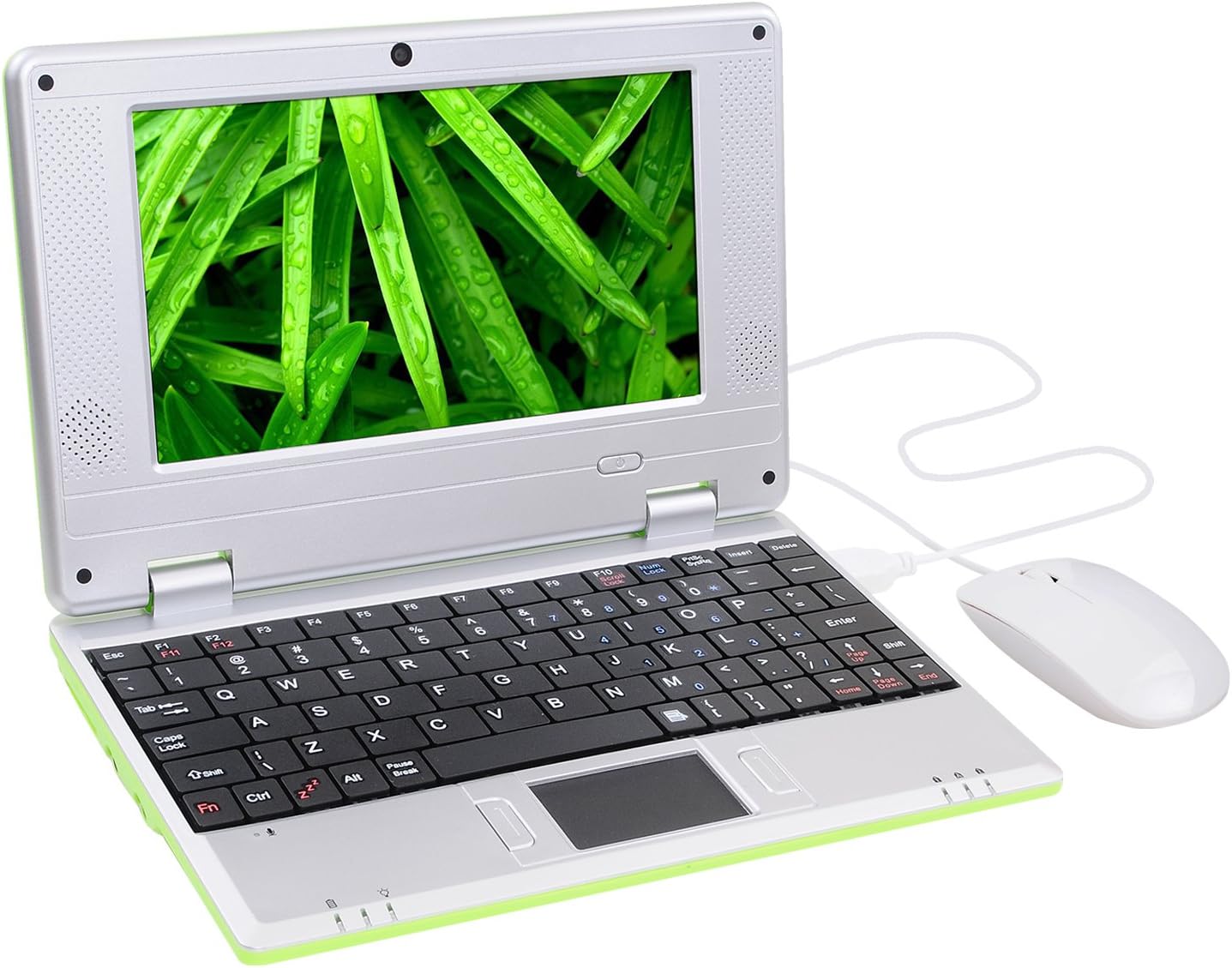 Bigmachine Mini Netbook 7 Pollici Android 12, Verde - immagine 4