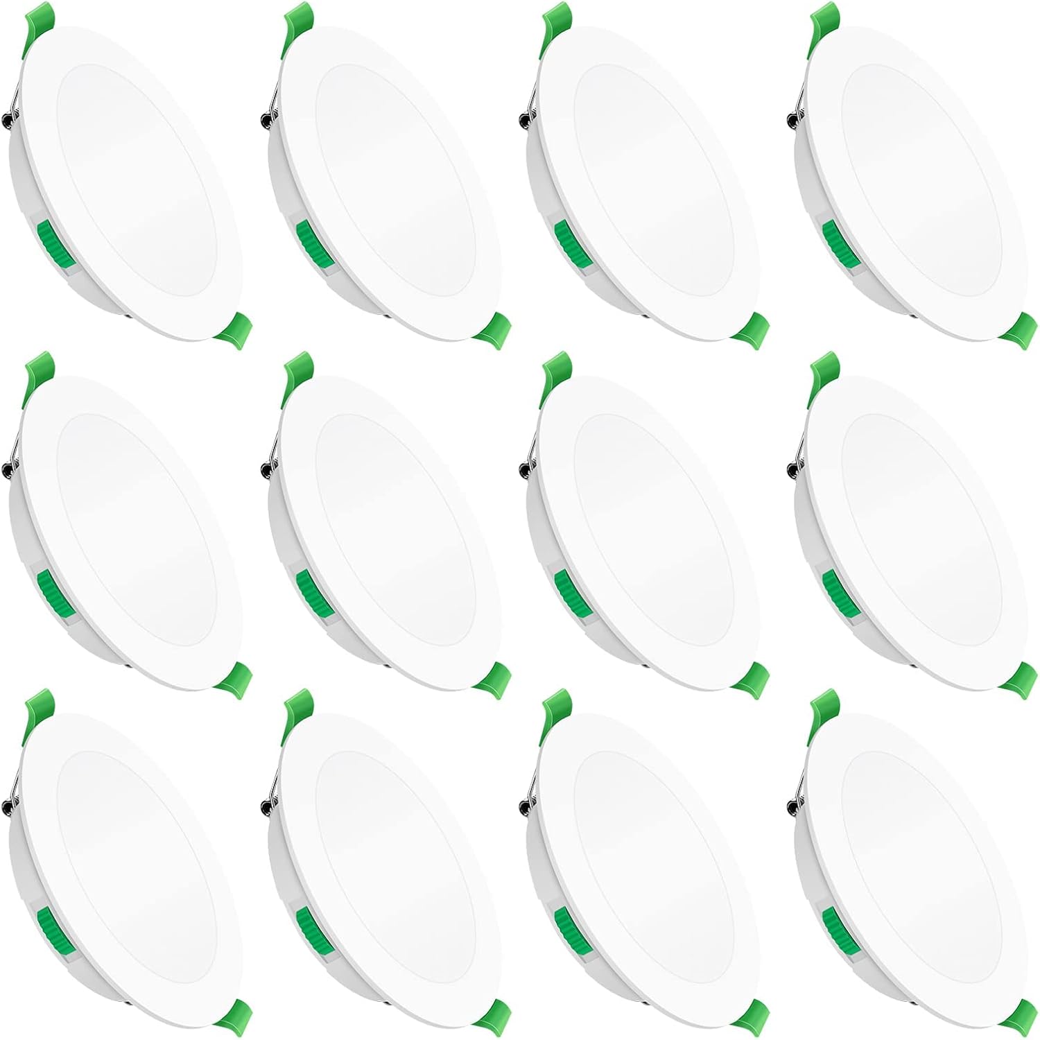 Alusso - 12 Faretti LED da Incasso 7W Dimmerabili