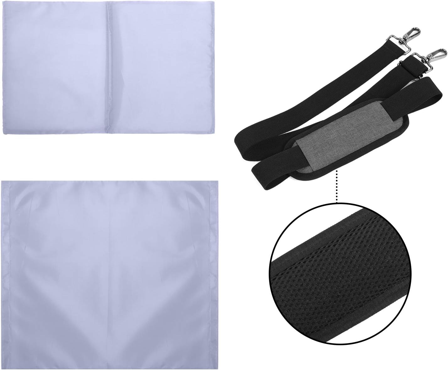 Curmio Custodia per Computer Desktop e Monitor, Grigio - immagine 6