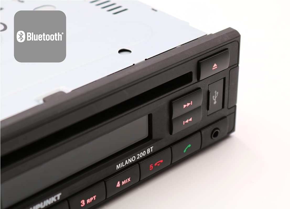 BLAUPUNKT Milano 200 BT - Bluetooth 1-DIN Radio MIT CD mit USB | Autoradio - immagine 4