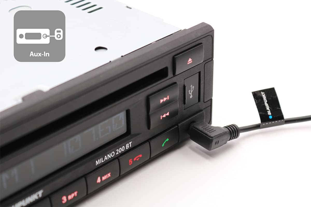 BLAUPUNKT Milano 200 BT - Bluetooth 1-DIN Radio MIT CD mit USB | Autoradio - immagine 6