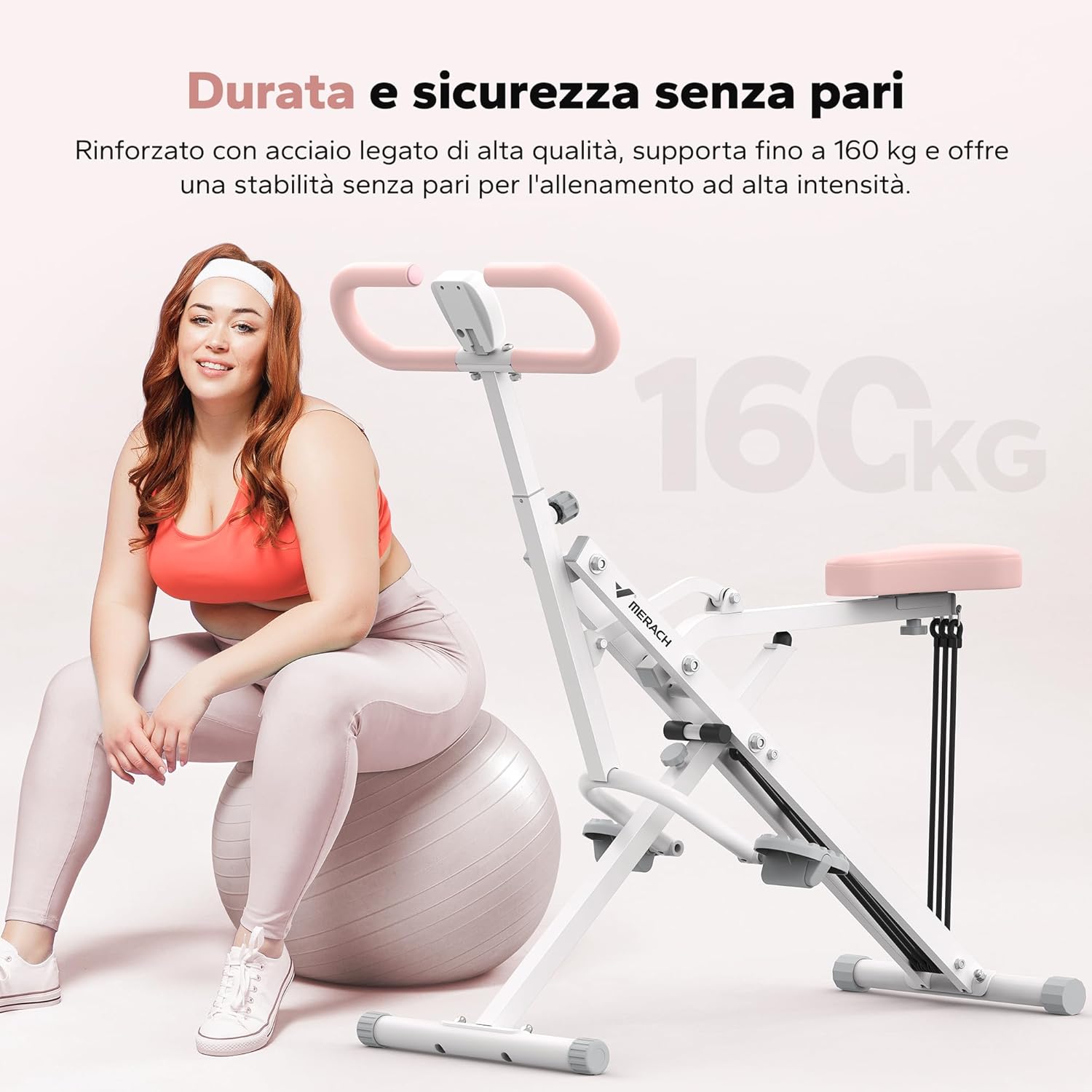 Merach R07 - Macchina 2-in-1 Squat e Vogatore - immagine 4