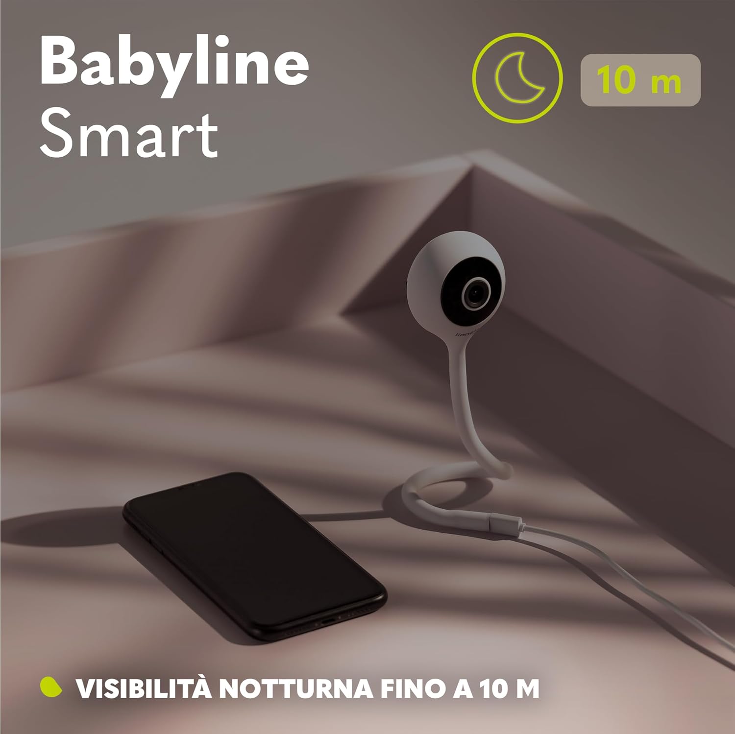 Lionelo Care Babyline Smart Baby Monitor Video WiFi - immagine 5