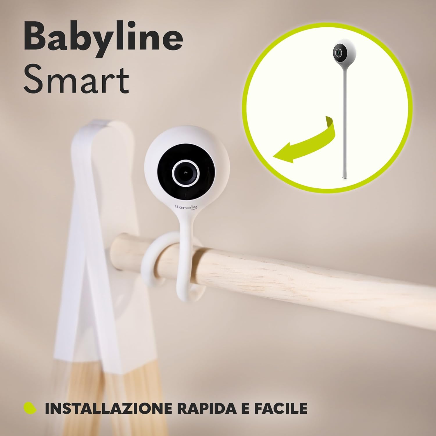 Lionelo Care Babyline Smart Baby Monitor Video WiFi - immagine 6