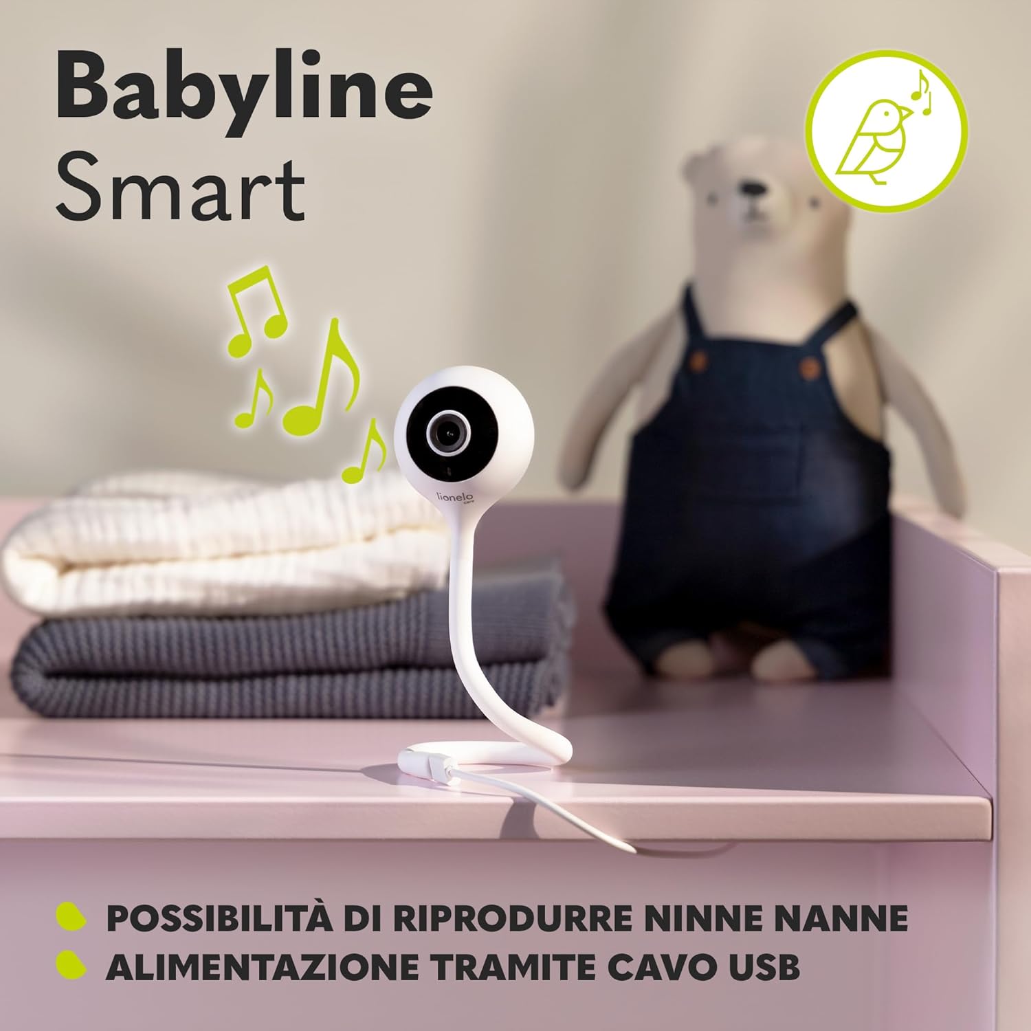 Lionelo Care Babyline Smart Baby Monitor Video WiFi - immagine 7