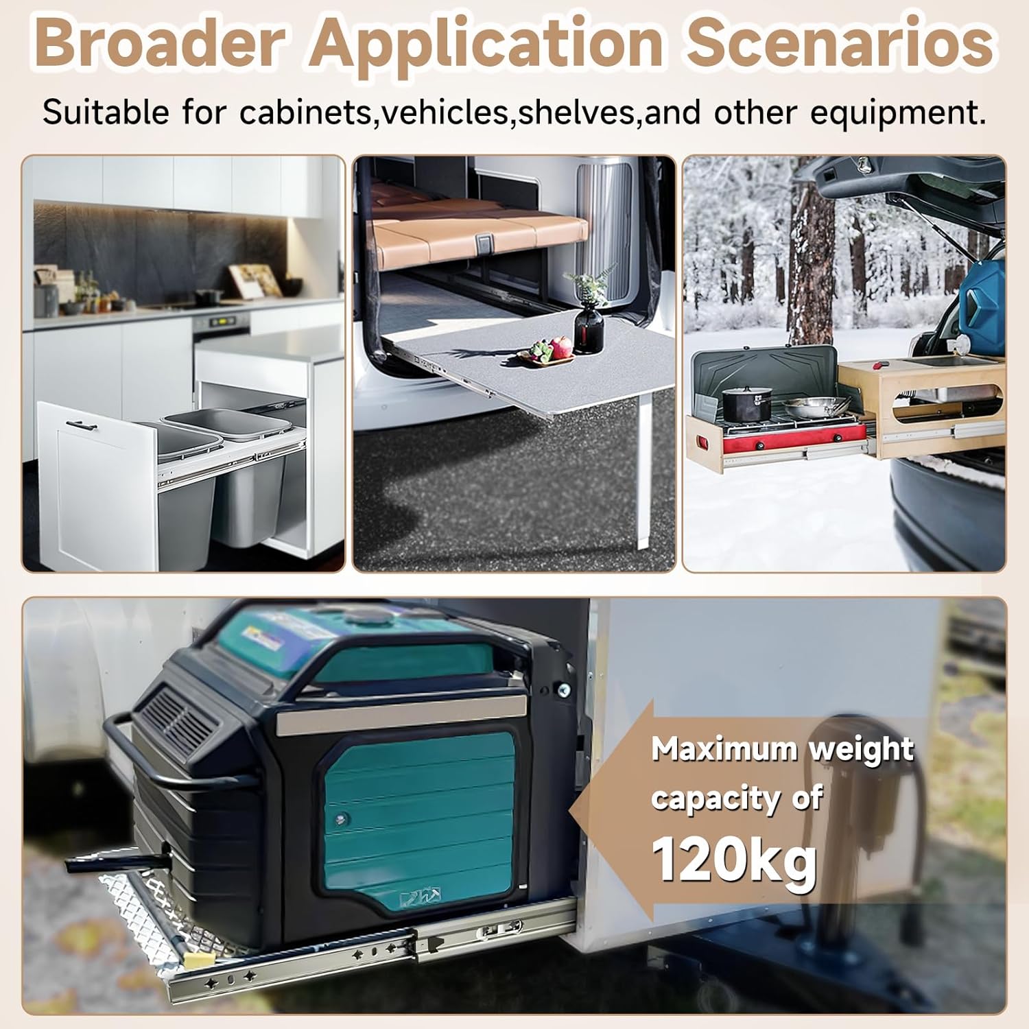 Aolisheng Guide Cassetti Pesanti Estrazione Totale - immagine 5