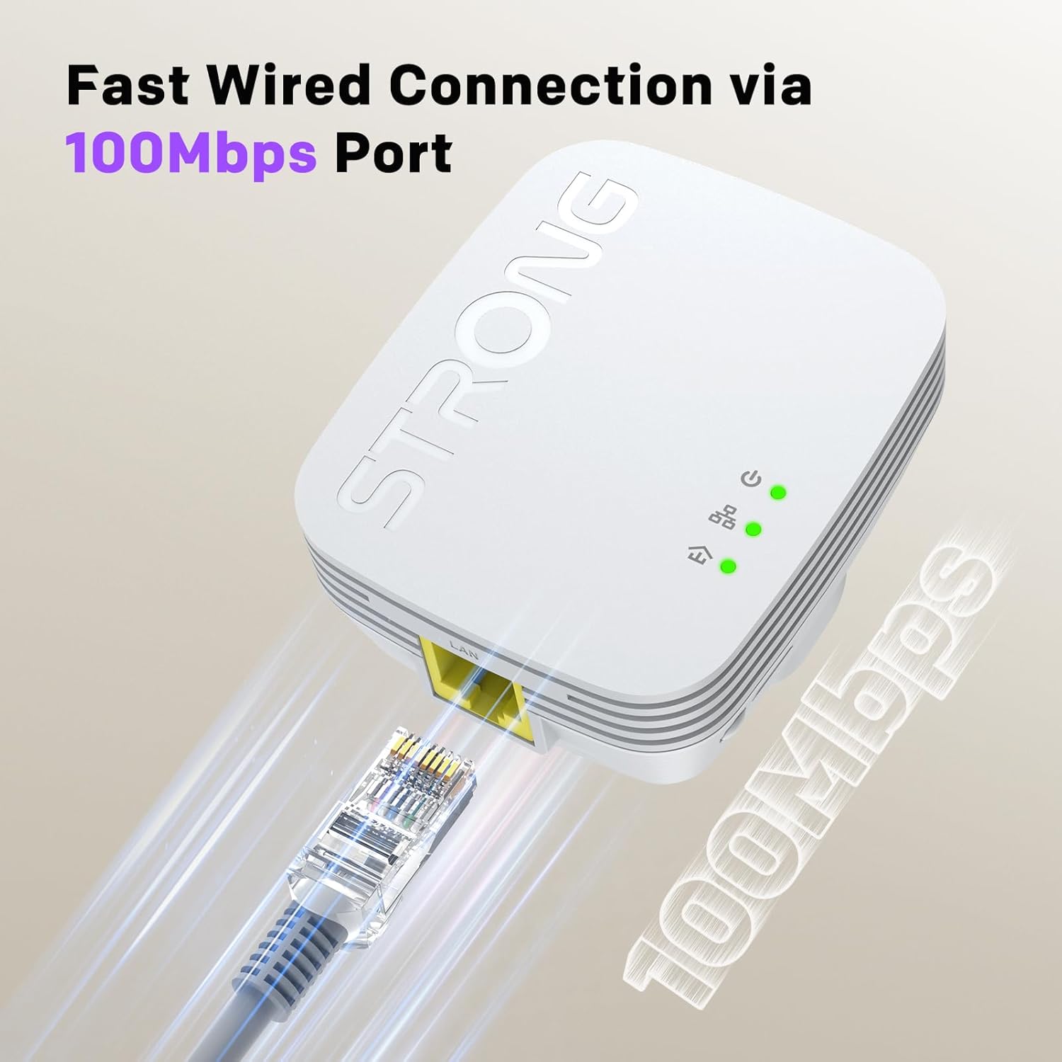 Strong POWERL600DUOMINIUK AV600 Mini Powerline Starter Kit - immagine 4