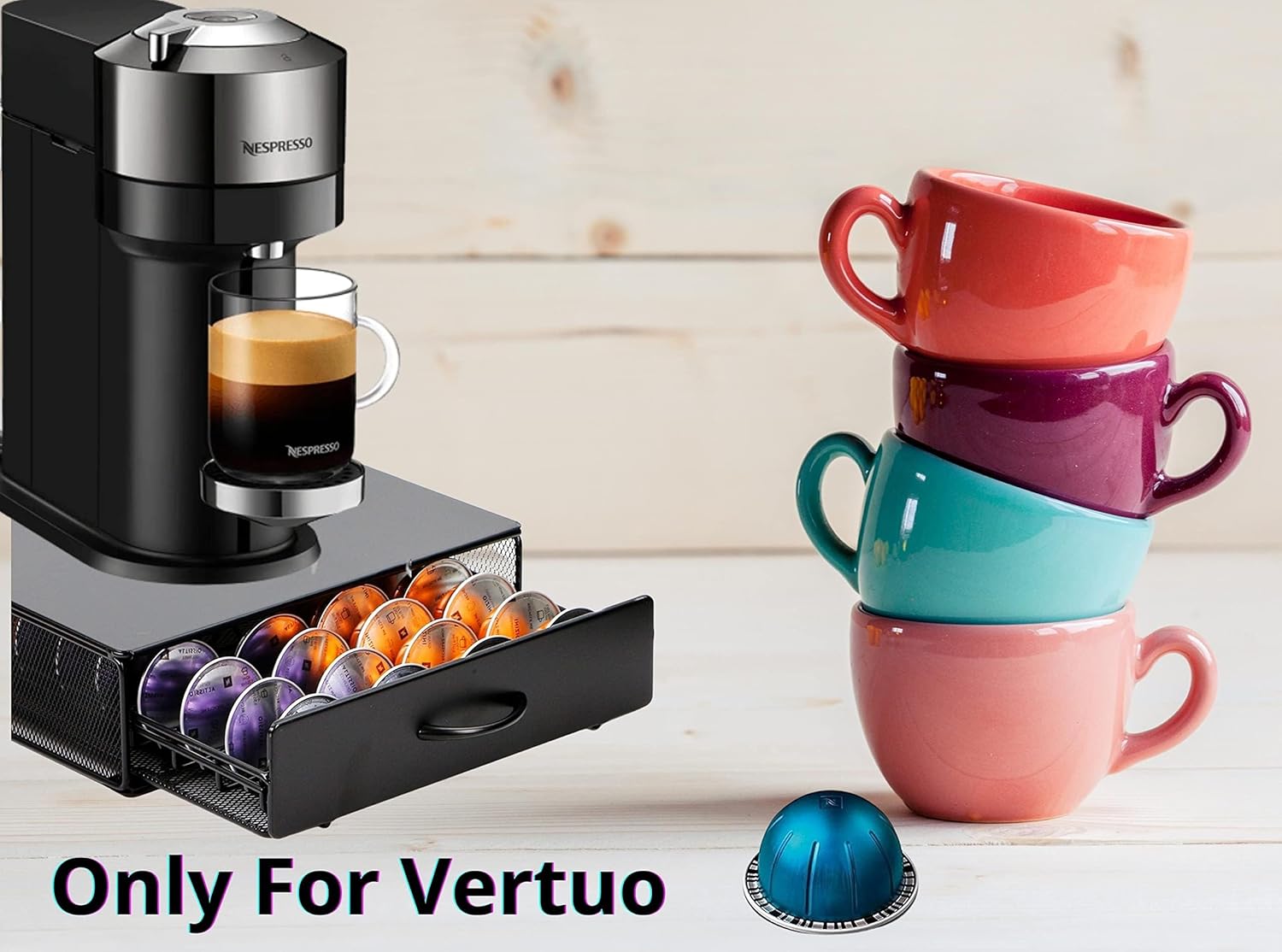 Exzact Coffee Capsule Tray compatibile Vertuo - immagine 6