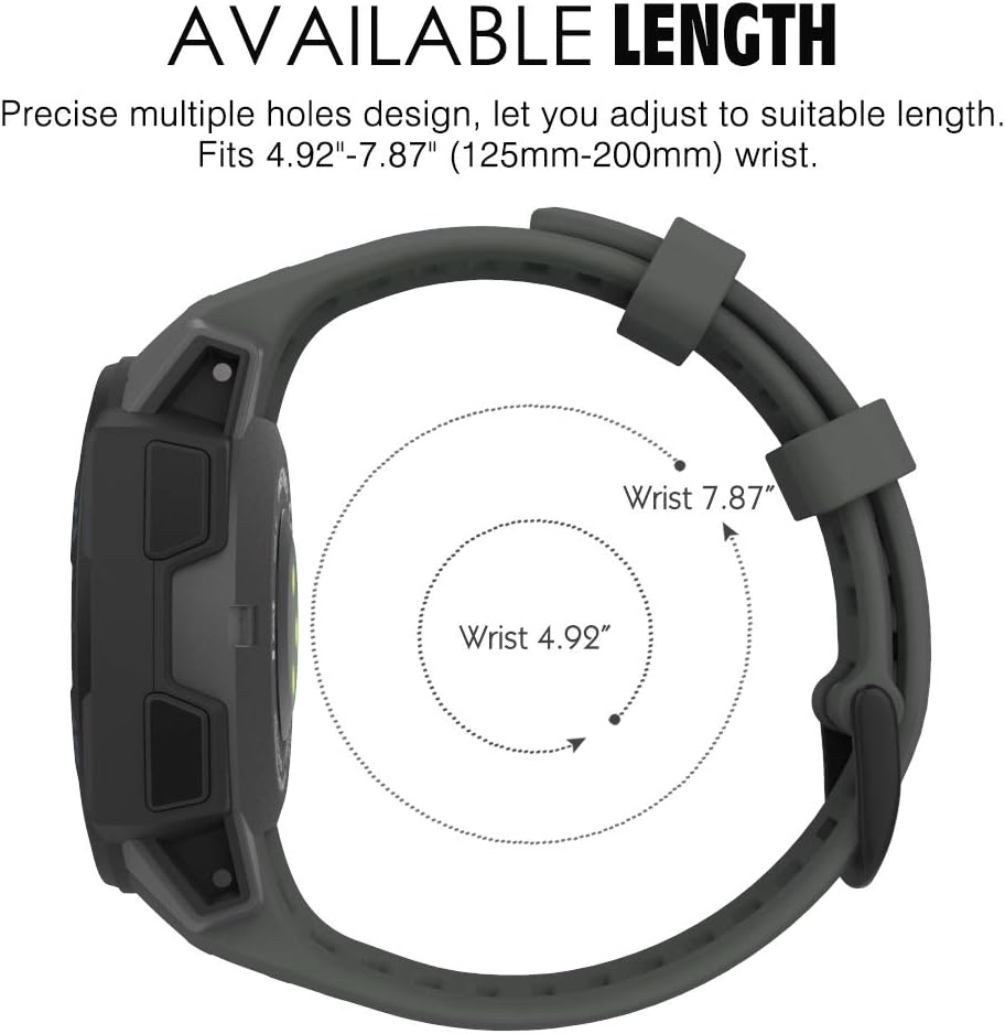 MoKo Cinturino 22mm per Garmin Instinct Smartwatch GPS - immagine 6