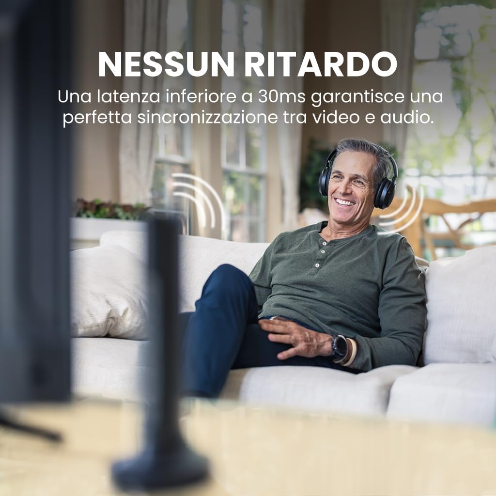 Avantree Opera Plus - Cuffie TV Wireless per Anziani - immagine 2