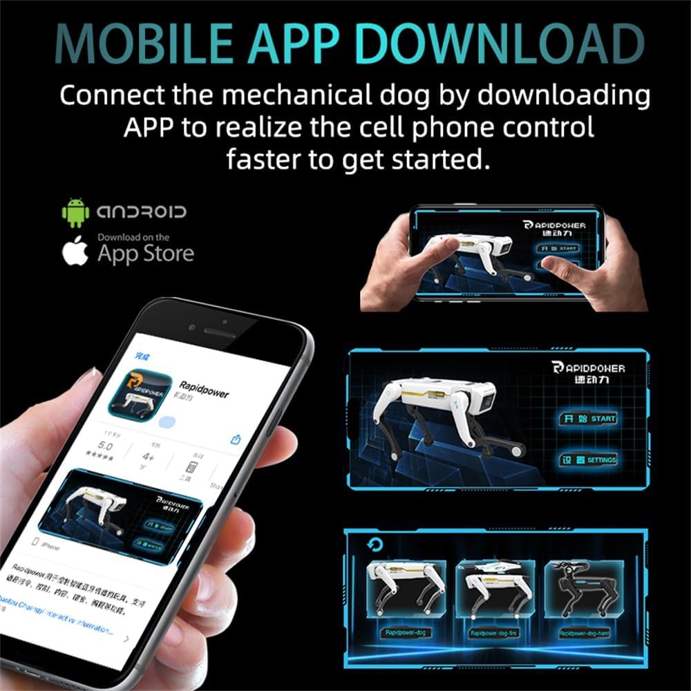 Teeggi Robot Cane Giocattolo Telecomandato per Bambini - immagine 5