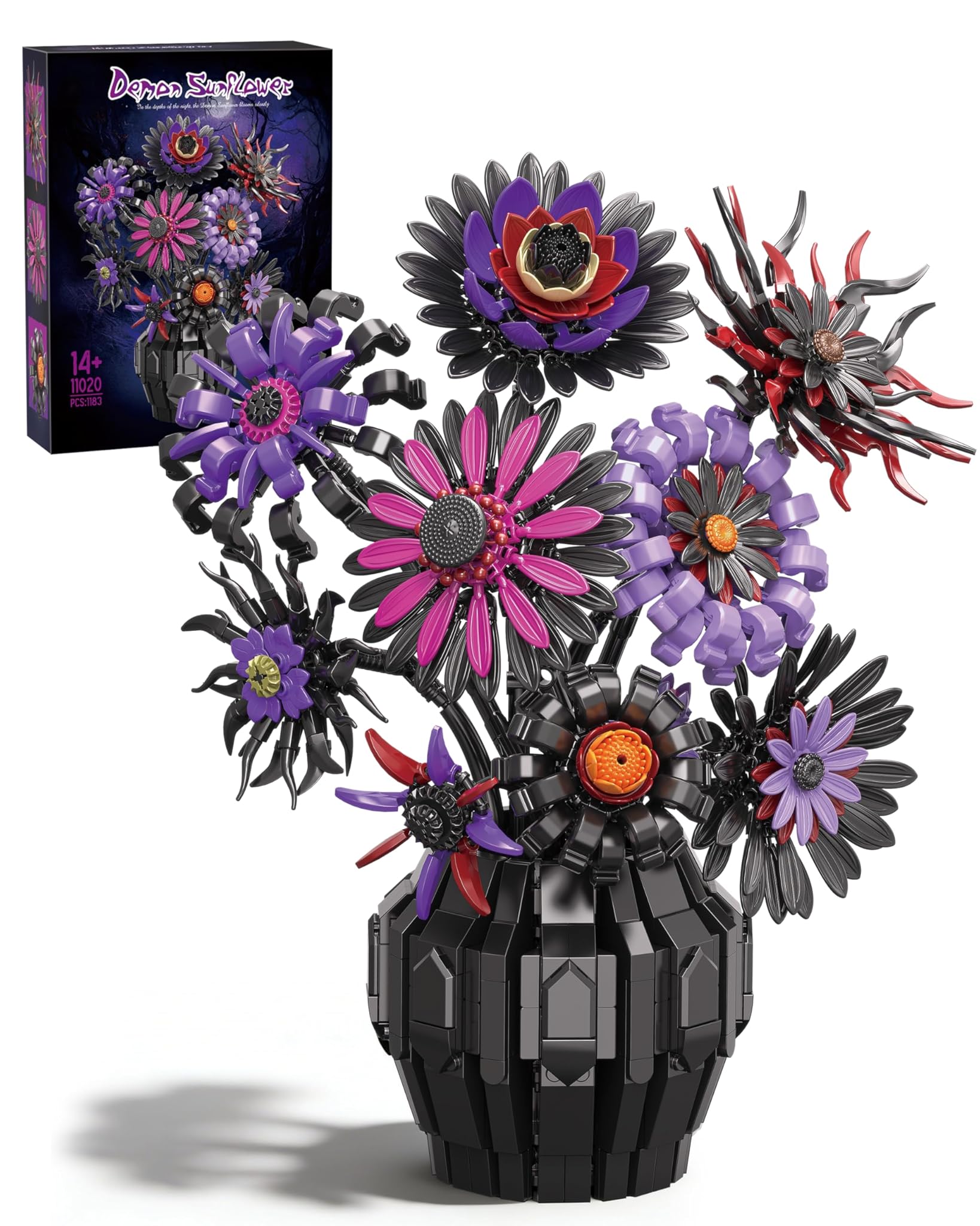 Girasoli Oscuri con Vaso