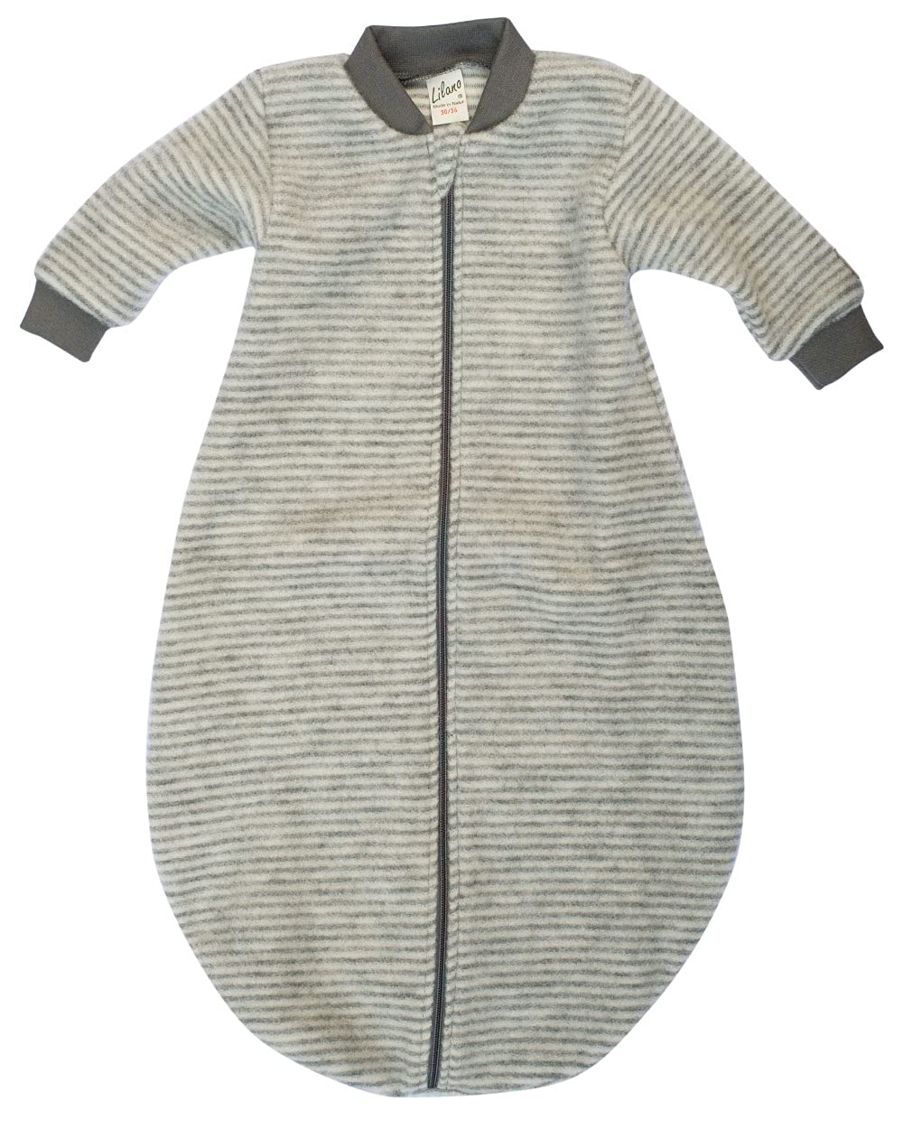 Lilano Sacco a Pelo con Braccio in Spugna di Lana, Grigio