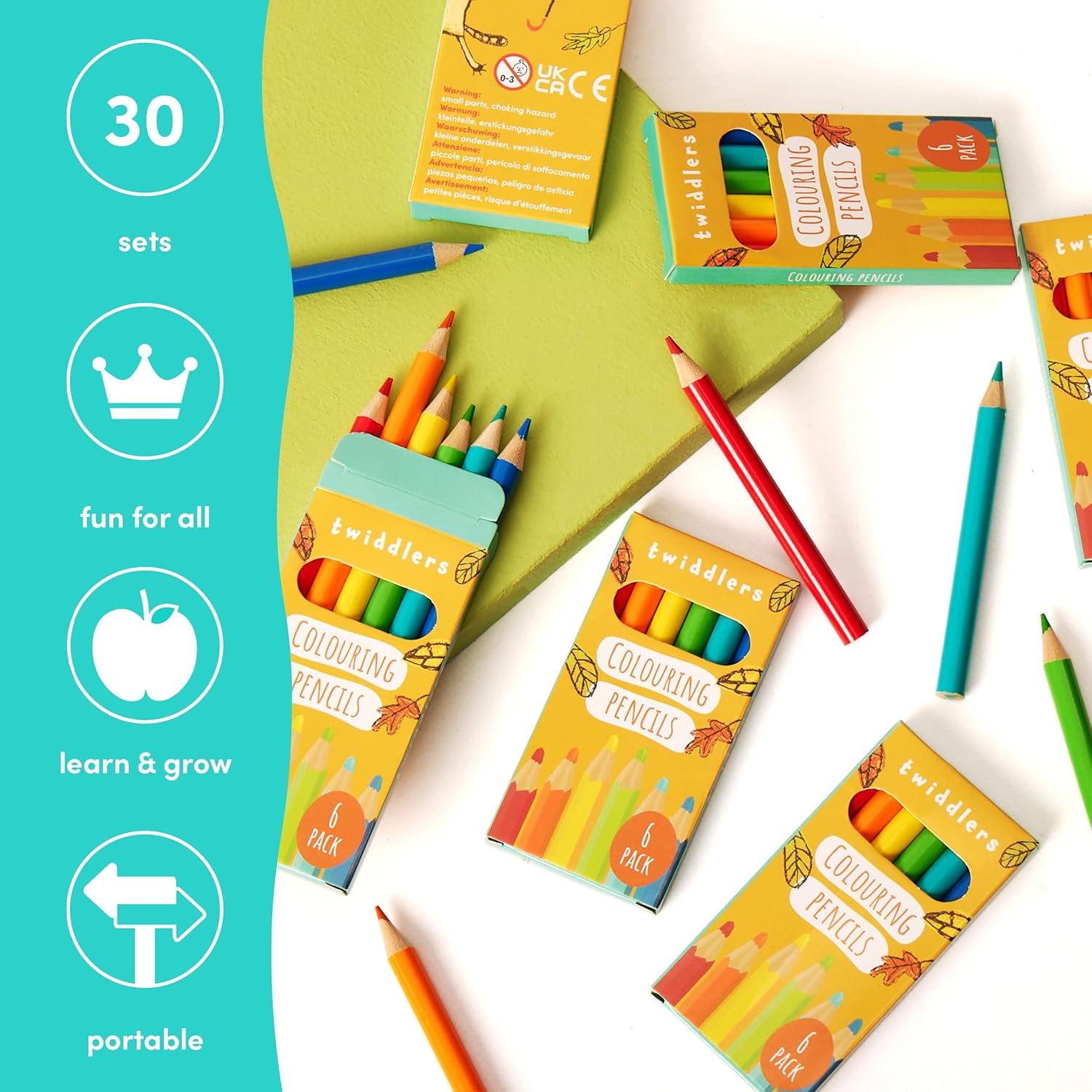 The Twiddlers - Set 30 Astucci con Mini Matite Colorate - immagine 4