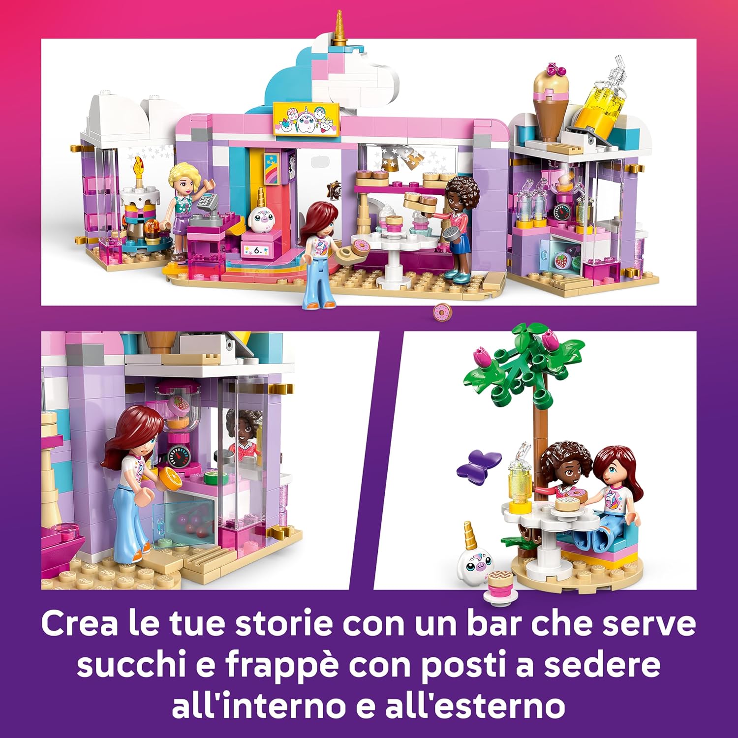 Lego Friends Caffè dei Sogni Unicorno - Negozio di Torte - immagine 4