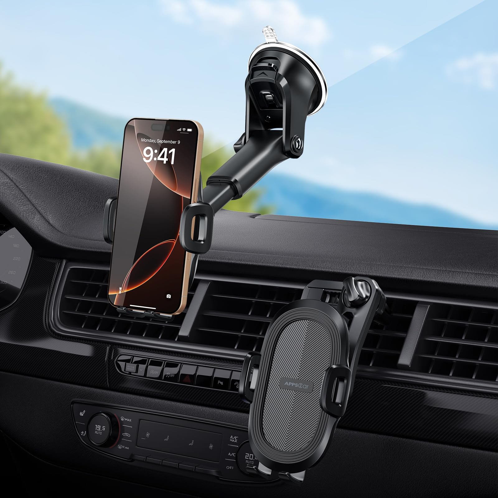 Nero con Doppio ventilazione in silicone