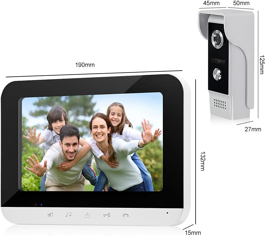 FTes RFKits Videocitofono Tuya Cablato 7 Pollici - immagine 6