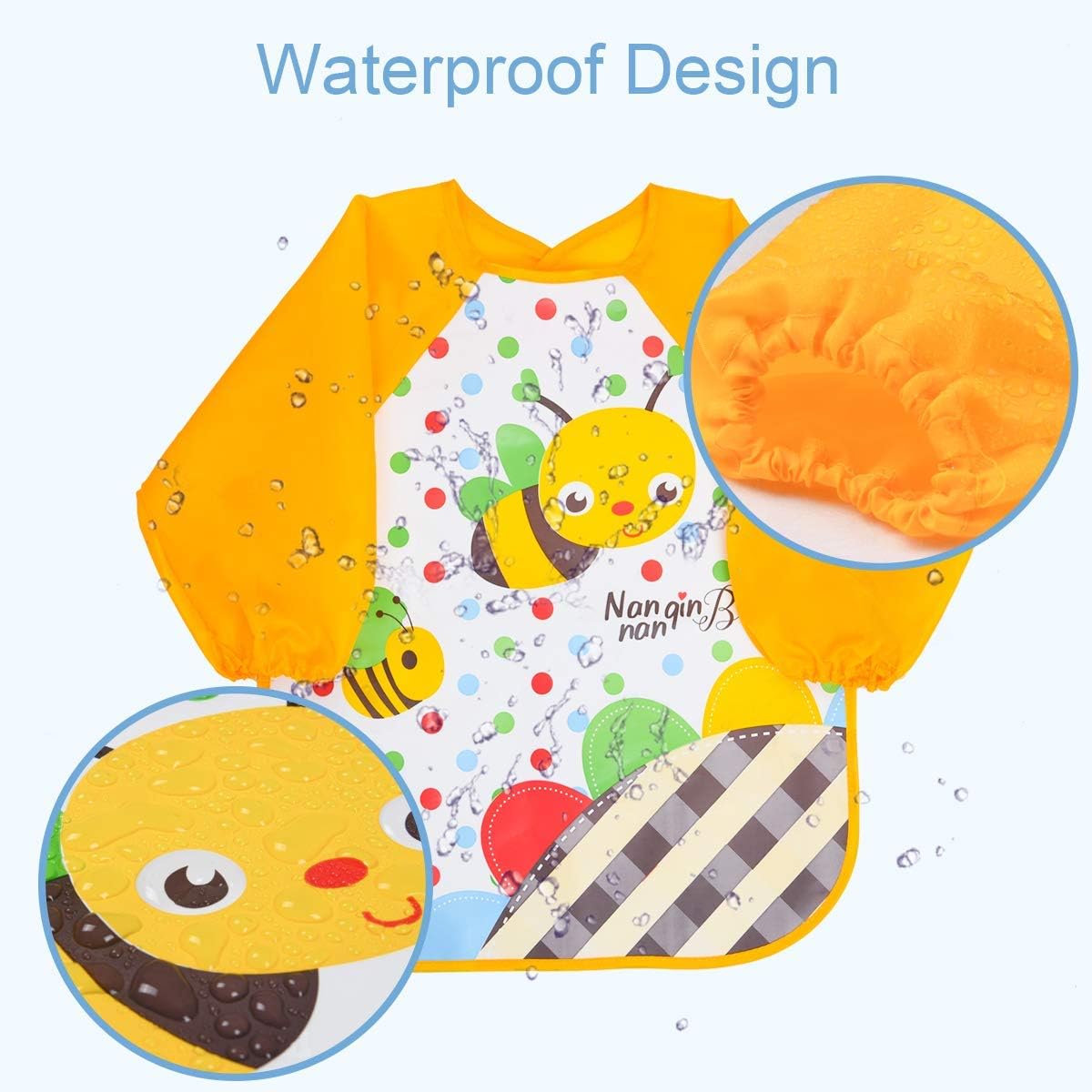 Vicloon Bavaglini con Maniche 4 Pezzi - immagine 4