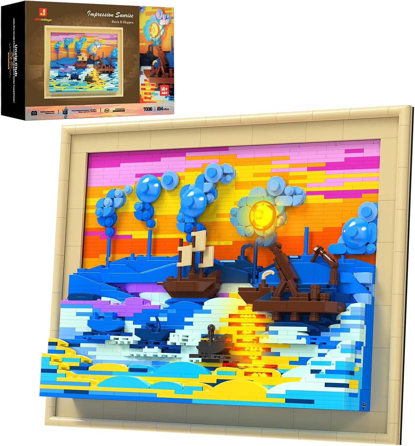 Jmbricklayer Impression Sunrise Building Set con Luci 70016 - immagine 1