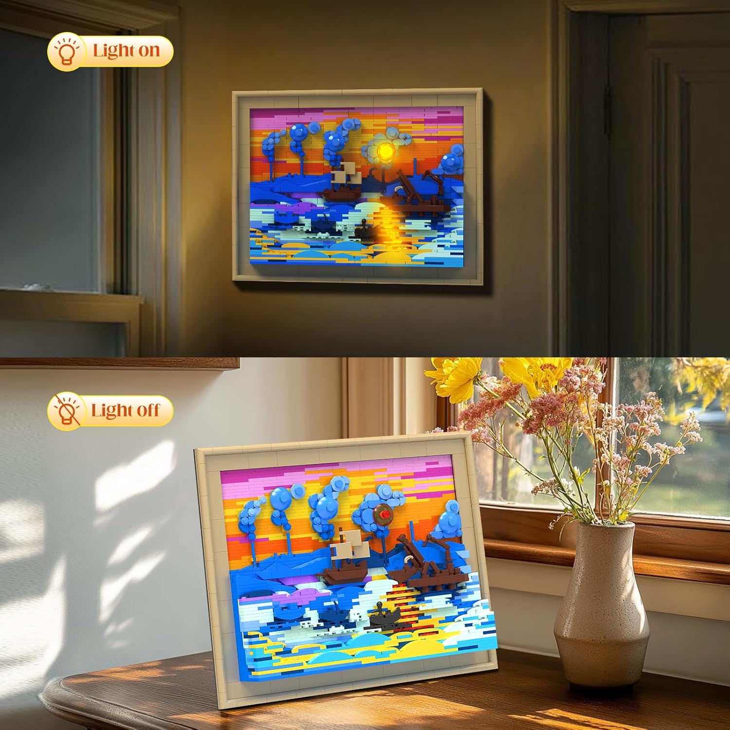 Jmbricklayer Impression Sunrise Building Set con Luci 70016 - immagine 3