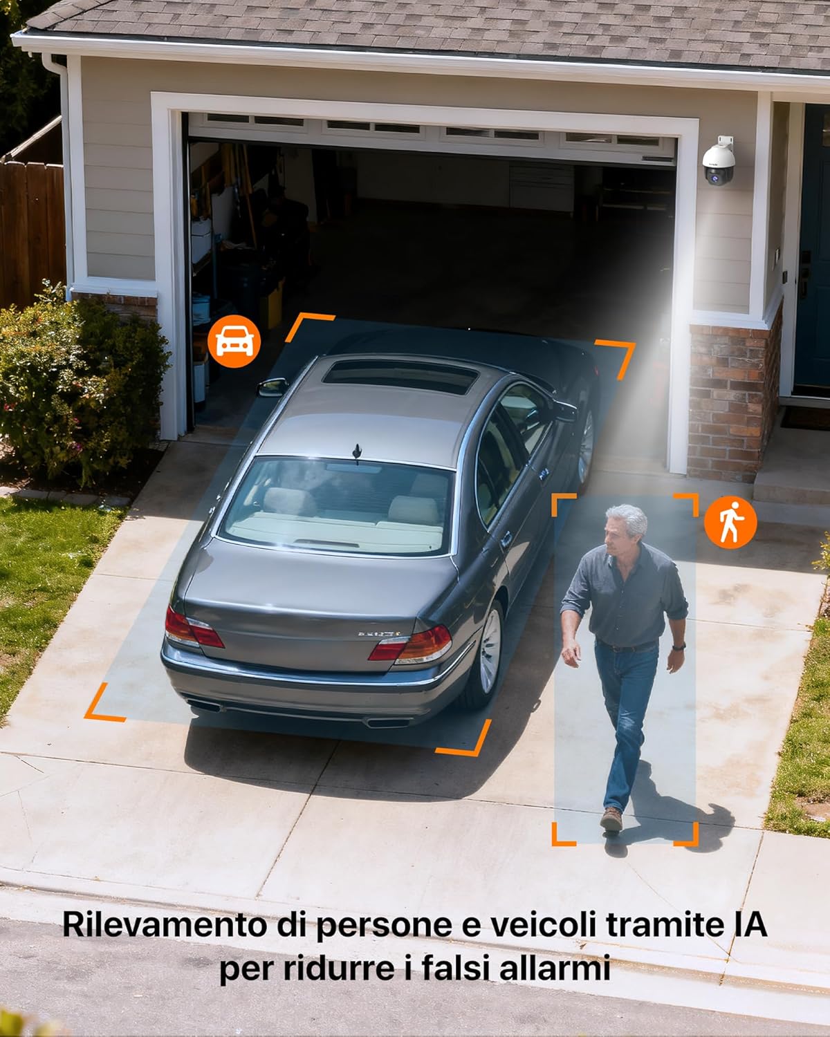 Tenda Telecamera WiFi Esterno 5MP - immagine 5