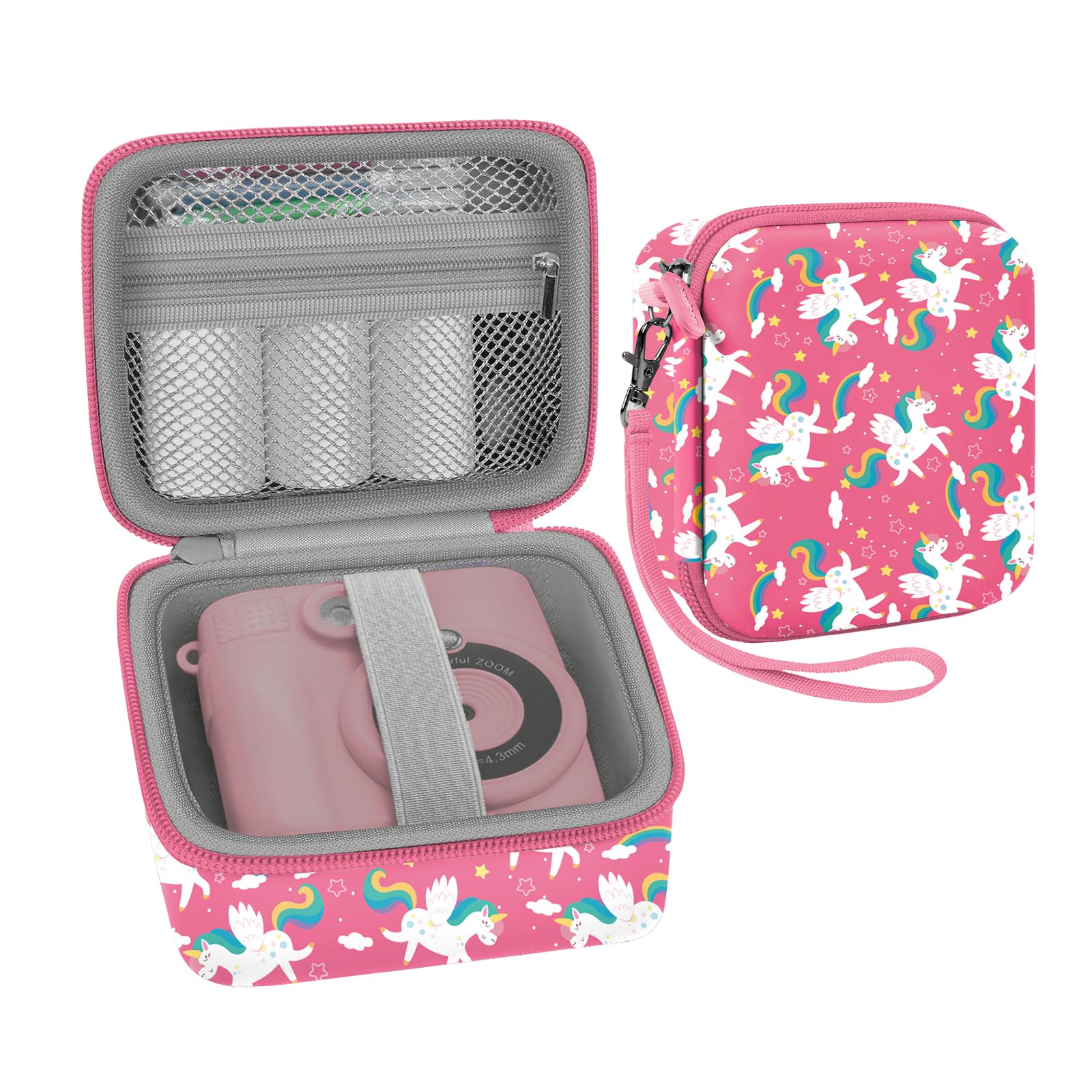 Leayjeen Custodia per Macchina Fotografica Istantanea, Rosa