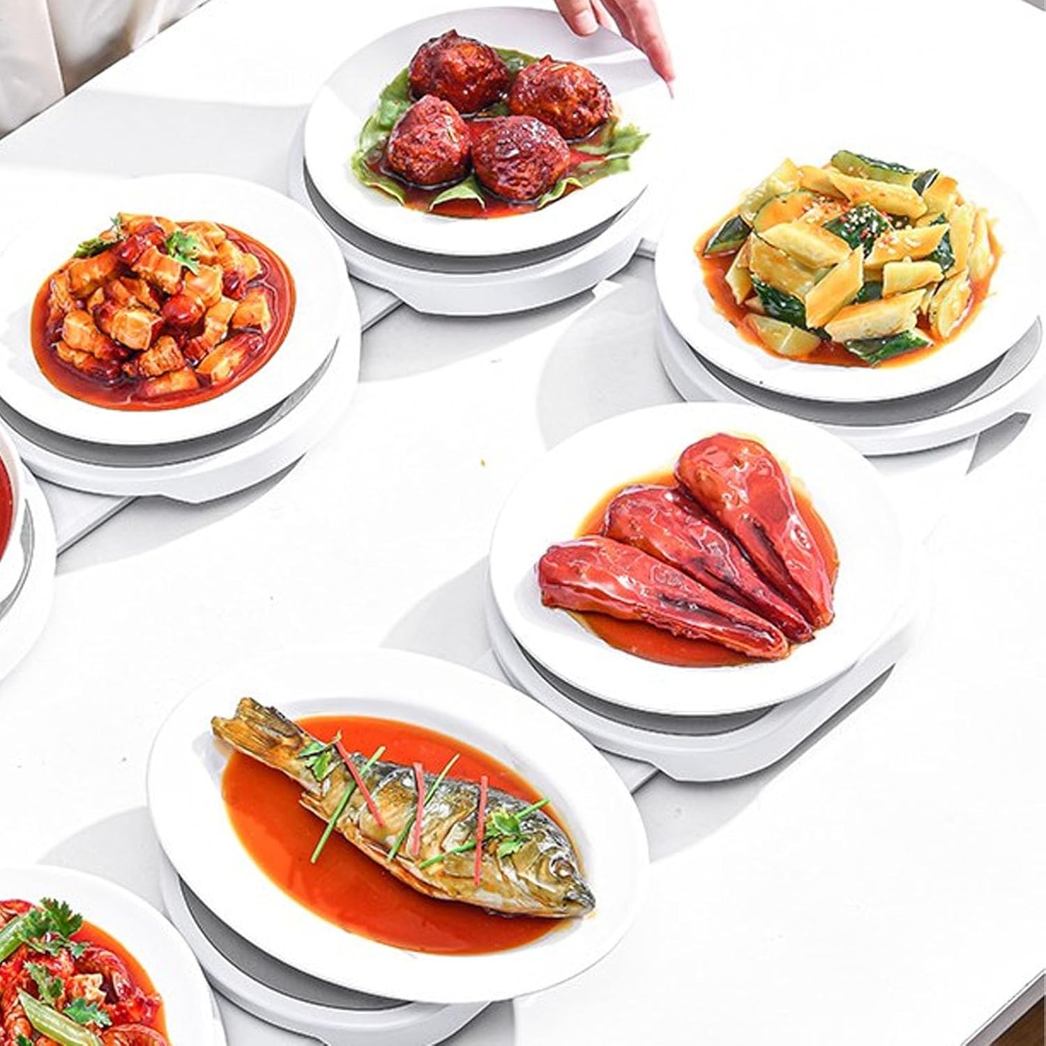 Lazy Susan Giradischi per Tavolo da Pranzo 360 Gradi - immagine 4