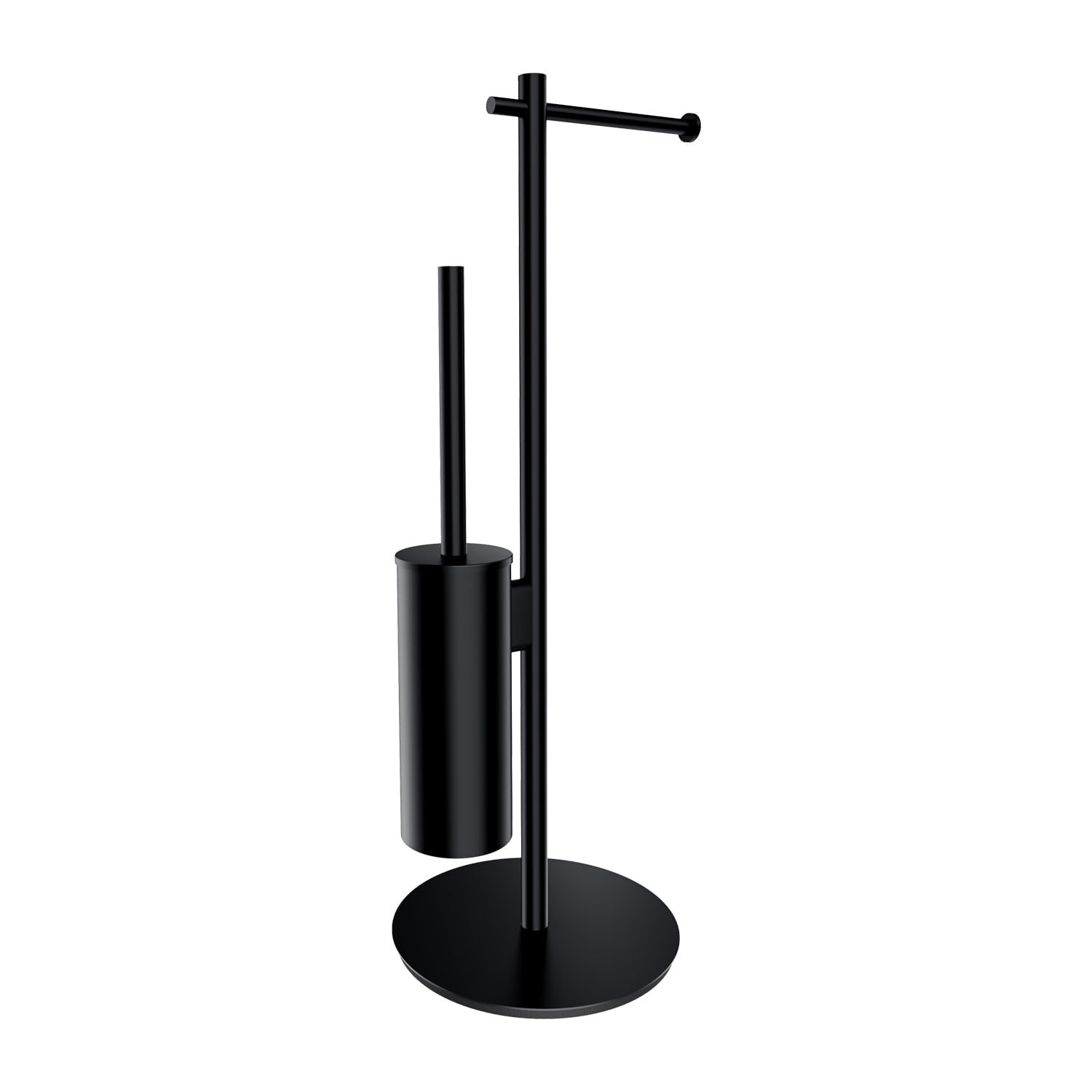 Omnires MP60810BL, Portarotolo e scopino per WC MODERN PROJECT, Graphite