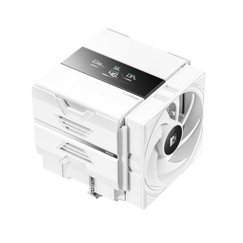 SK620V Bianco Dissipatore CPU AM5 con Display Digitale