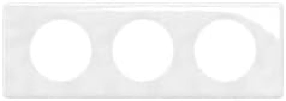 Legrand Piastra Céliane 3 Posti, Porcellana di Limoges