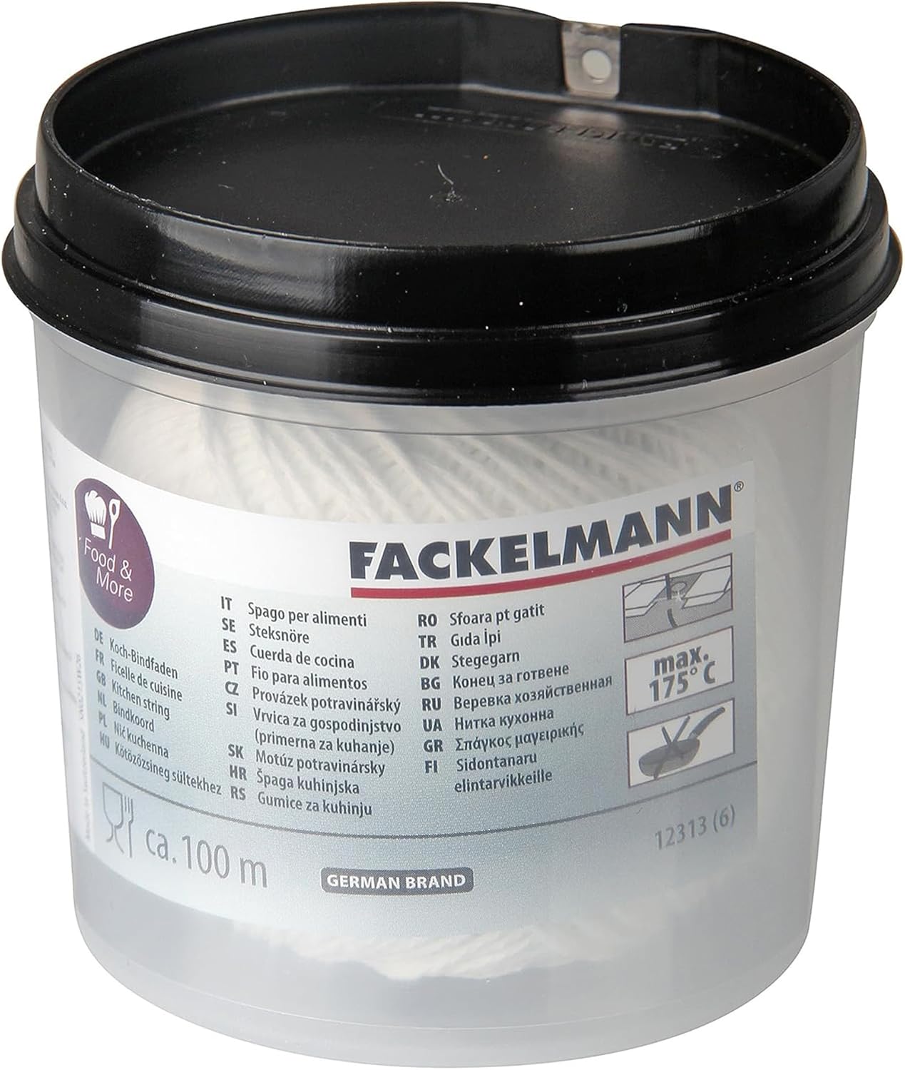 Fackelmann Spago da Cucina 100m, Bianco - immagine 2