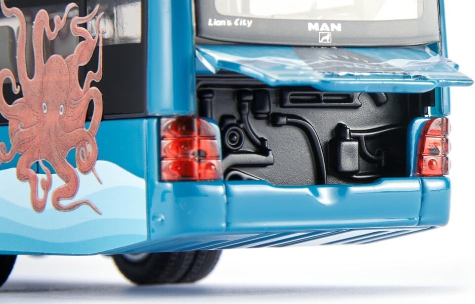 siku 3736 - Autosnodato MAN 1:50, Turchese - immagine 4