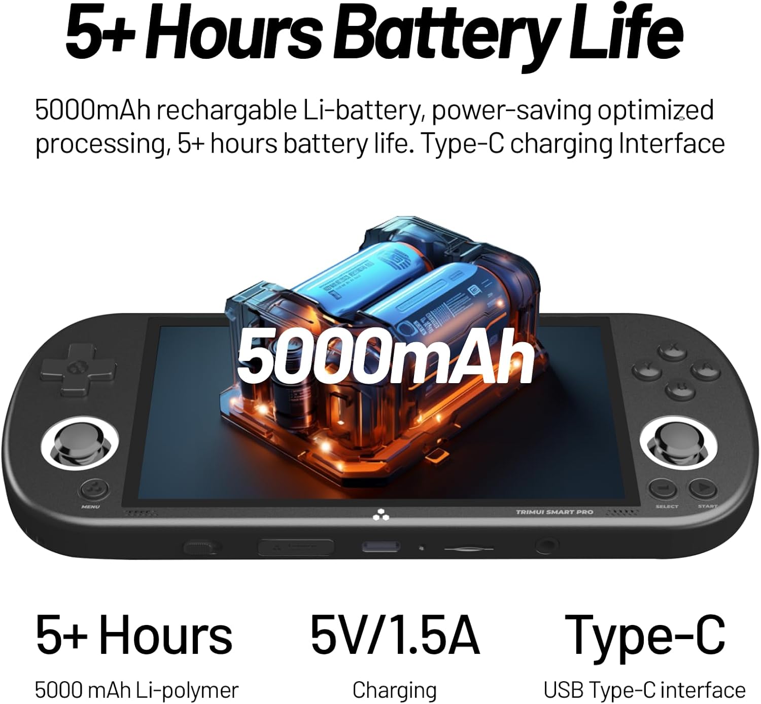 TRIMUI Smart Pro - Console Portatile 64GB, Grigio - immagine 6