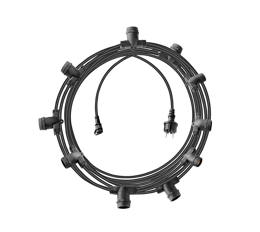 TEMPO DI SALDI Cordoniera 10 Luci E27 da 10 Metri