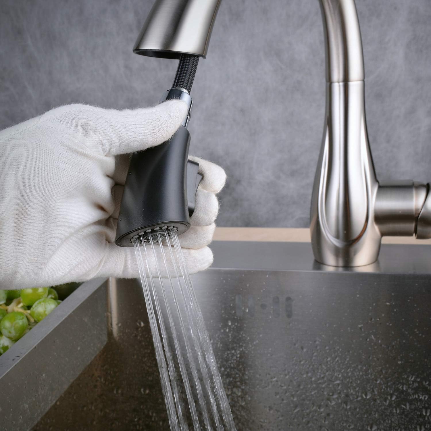 Beelee Rubinetto Cucina Professionale Girevole 360° - immagine 5