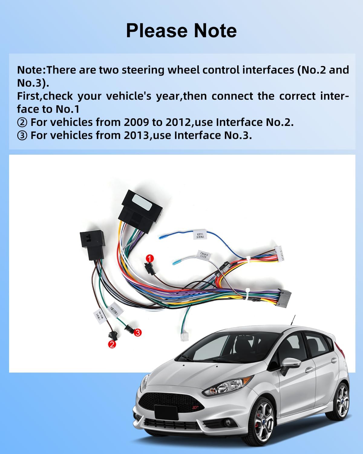 NHOPEEW Radio Android 9 Pollici per Ford Fiesta 2009-2017 - immagine 8