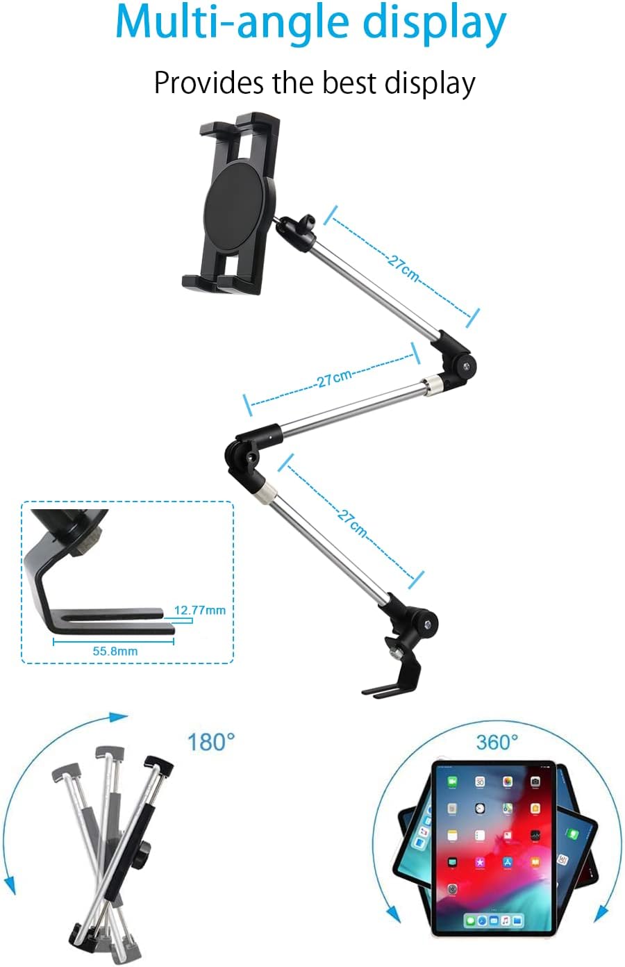 Woleyi Supporto Tablet Camion Pavimento 4-13" - immagine 5