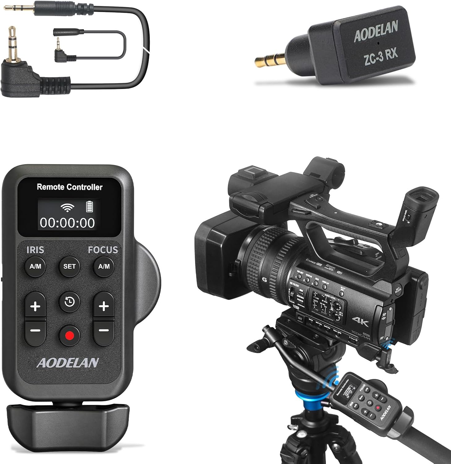 Aodelan Lanc - Controller Zoom Wireless per Videocamera - immagine 1