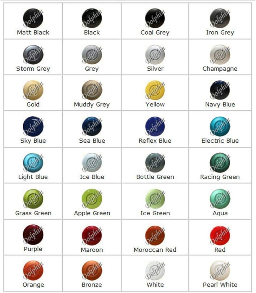 Dolphin Automotive DPS450 Sensori di parcheggio inversa in 32 colori 4 ...