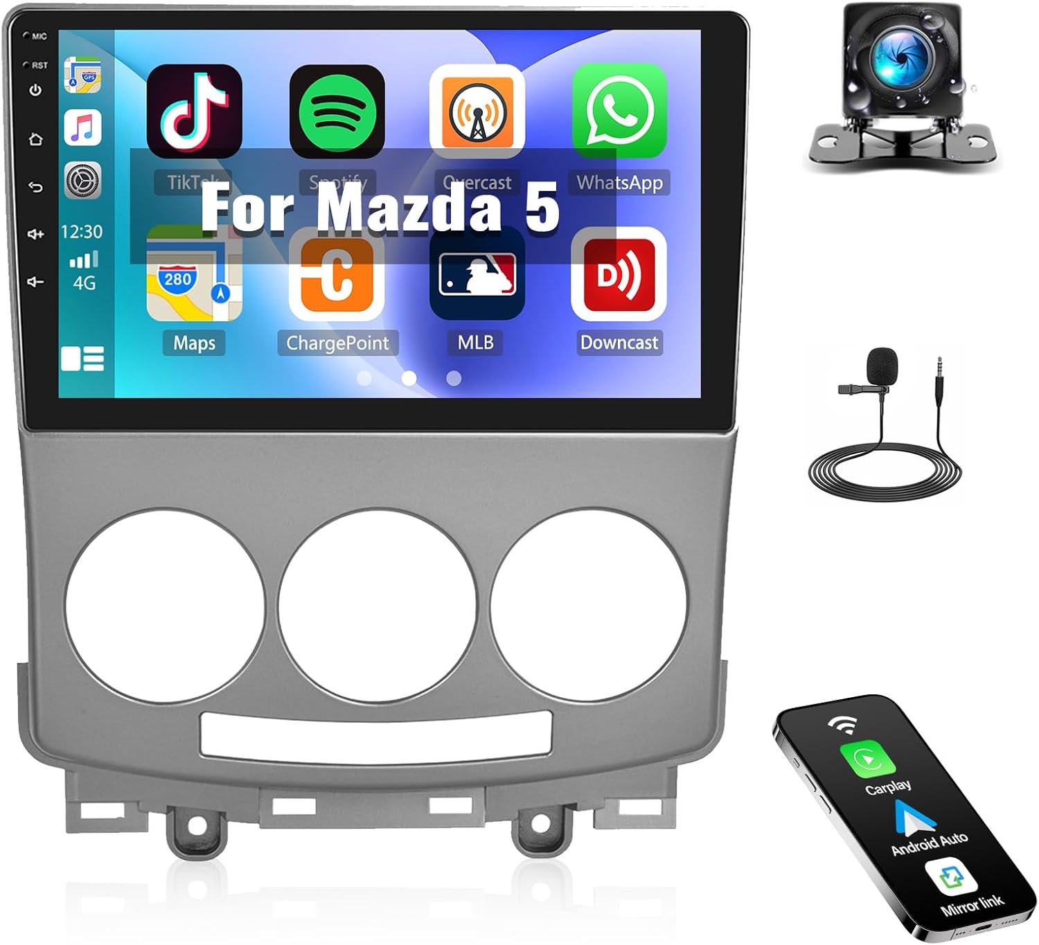 Sixtop Autoradio 2G+64G per Mazda 5 (2007-2010) - immagine 1