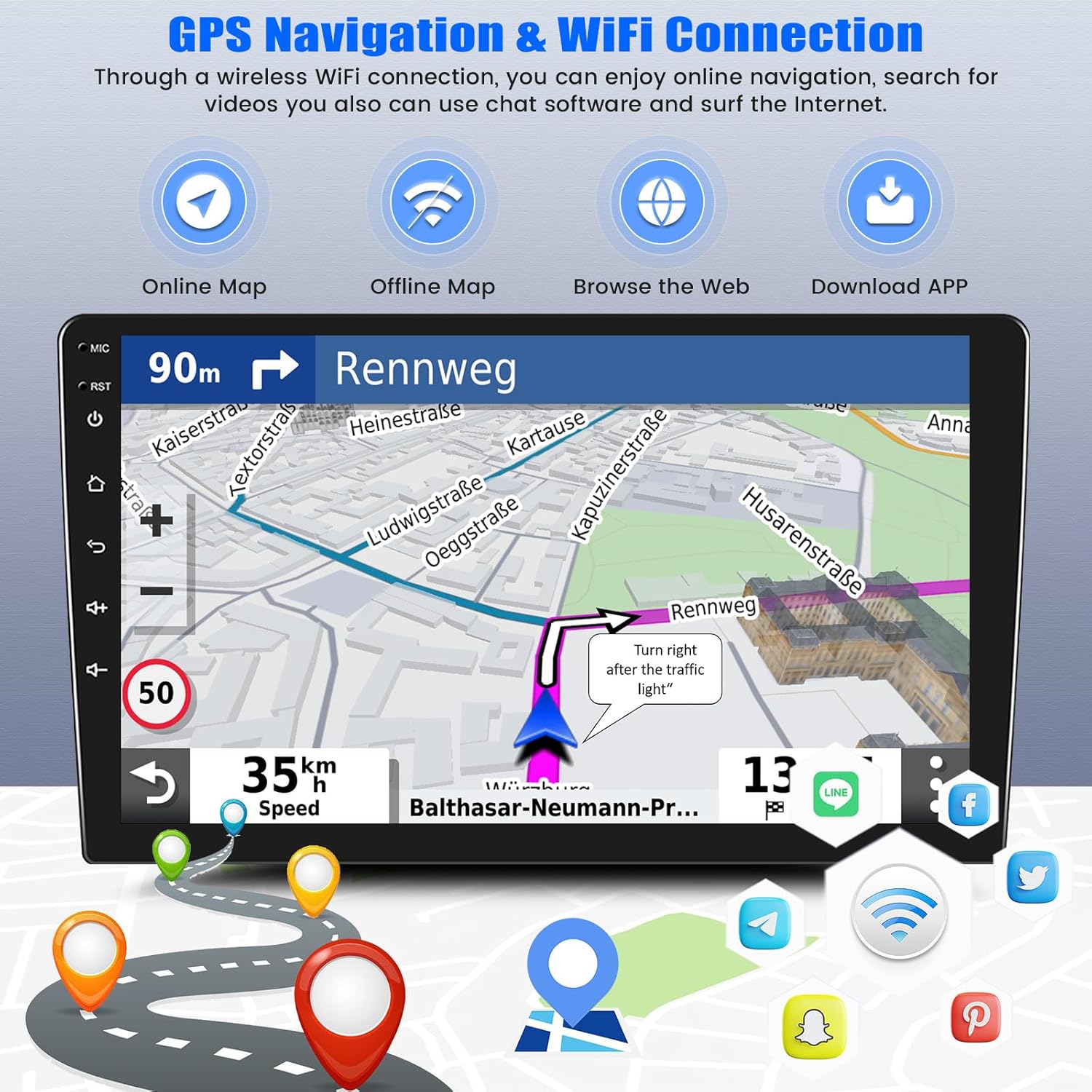 Sixtop Autoradio 2G+64G per Mazda 5 (2007-2010) - immagine 4