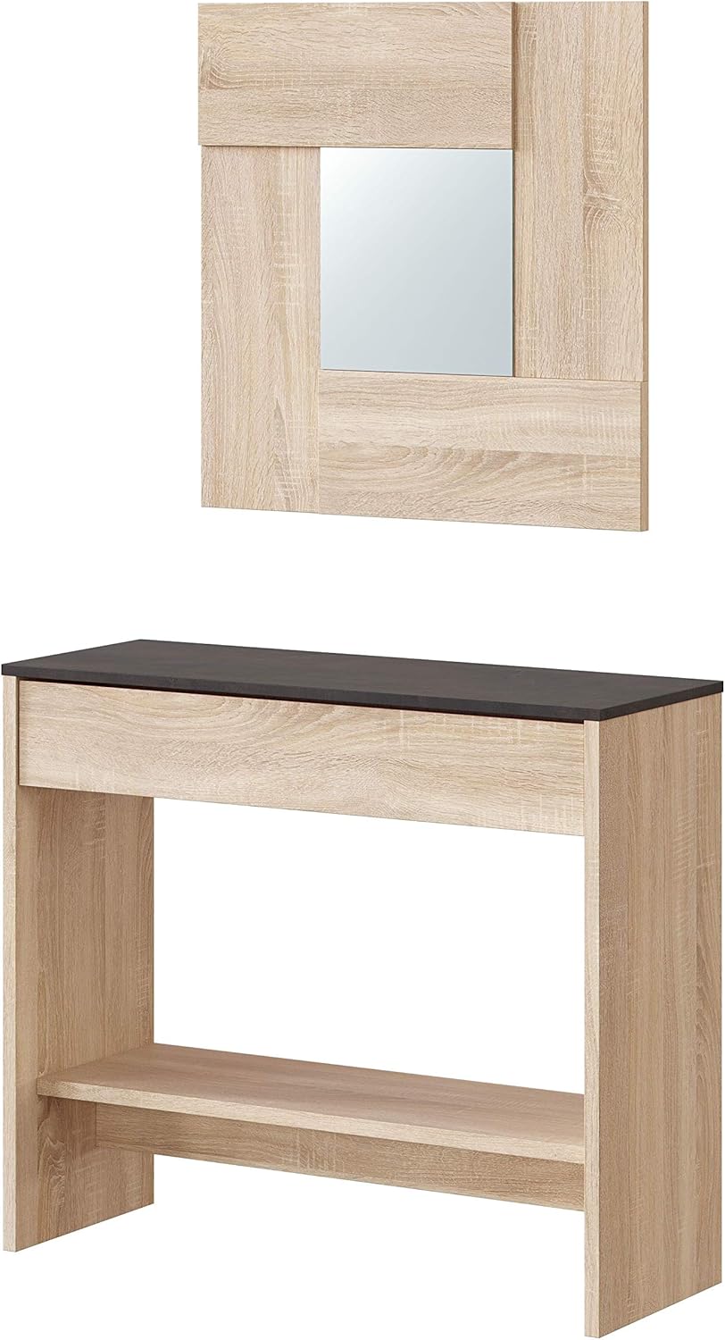 Habitdesign Mobile Ingresso con Cassetto e Specchio - immagine 4