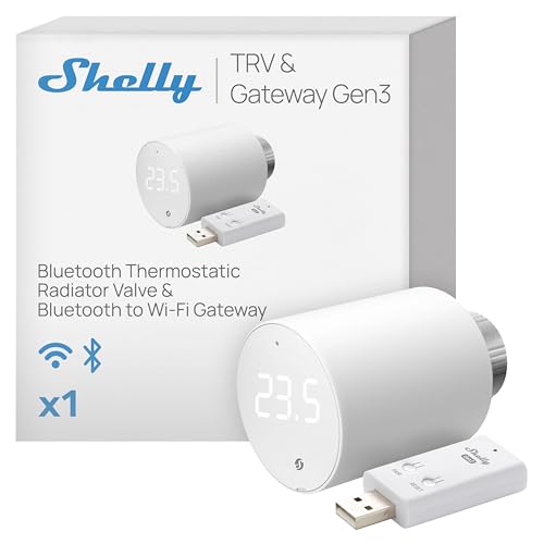 Shelly Blu TRV - Termostato Intelligente per Radiatori