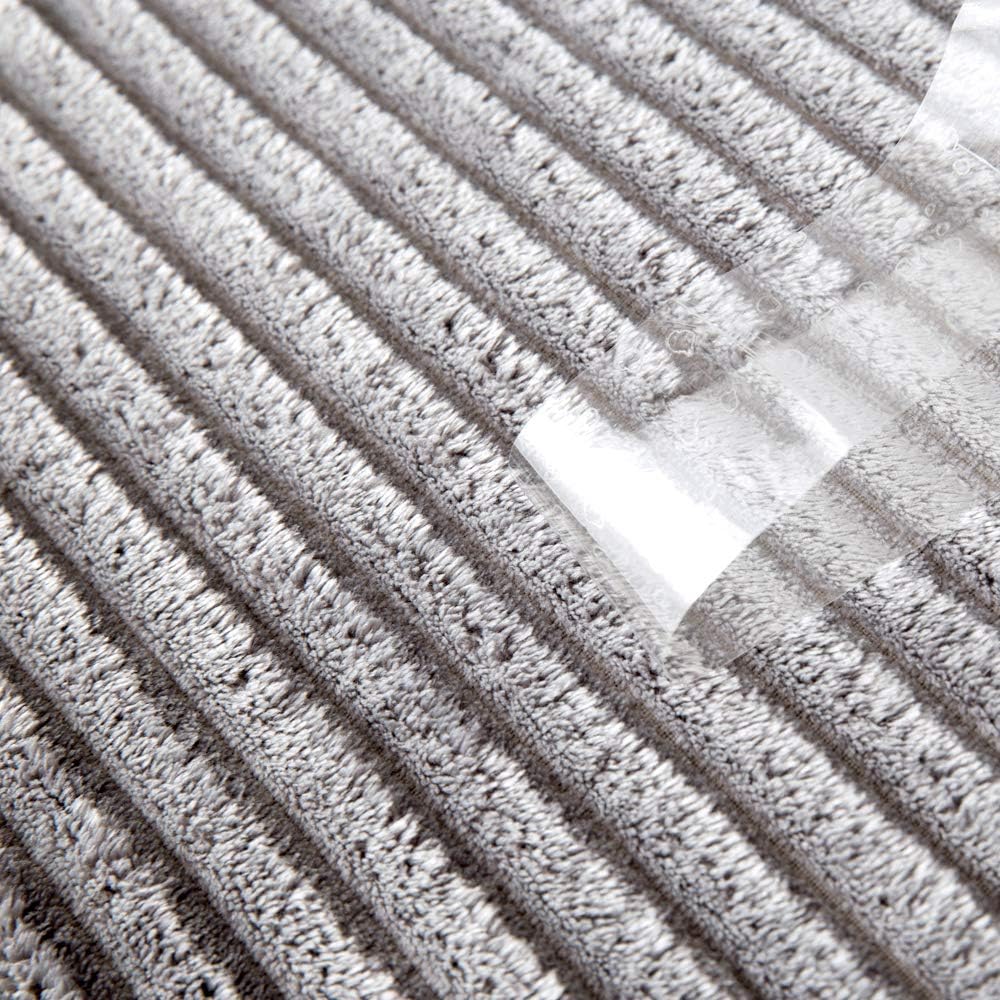 Miulee Coperta Pile Velluto 220x240 CM, Grigio - immagine 7