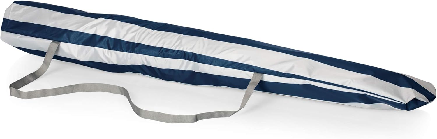Brolly Sunshelter, blu navy e bianco a righe - immagine 4